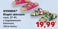 Kaufland Klapki skórzane 37-41 Oyanda oferta