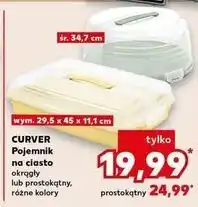 Kaufland Pojemnik na ciasto 34.7 x 15.6 cm Curver oferta