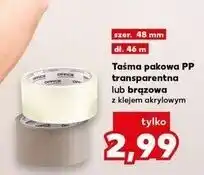 Kaufland Taśma pakowa brązowa oferta