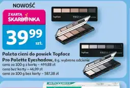 Auchan Paleta cieni do powiek Topface Pro Palette Eyeshadow oferta