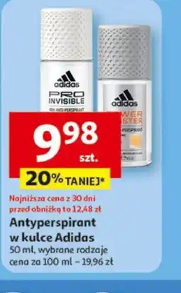 Auchan Antyperspirant w kulce Adidas oferta