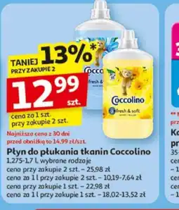 Auchan Płyn do płukania tkanin Coccolino oferta