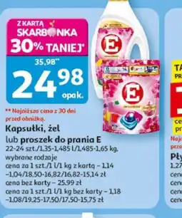 Auchan Kapsułki, żel lub proszek do prania E oferta