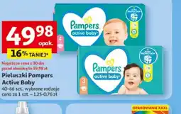 Auchan Pieluszki Pampers Active Baby oferta