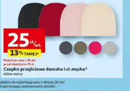 Auchan Czapka przejściowa damska lub męska oferta