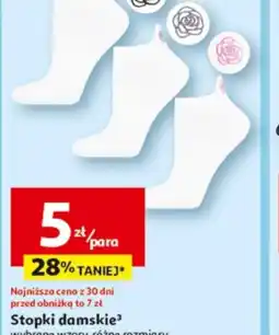 Auchan Stopki damskie oferta