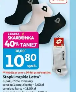 Auchan Stopki męskie Lotto oferta