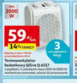 Auchan Termowentylator łazienkowy Qilive Q.6217 oferta