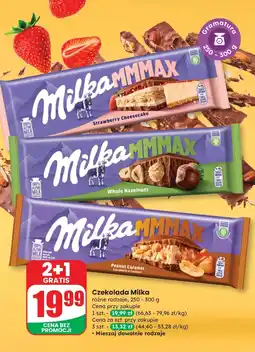 Dino Czekolada Milka MMMAX Peanut Caramel oferta