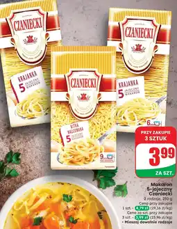 Dino Makaron 5-jajeczny krajanka Czaniecki oferta