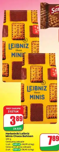 Dino Herbatniki Leibniz Minis Choco Bahlsen oferta