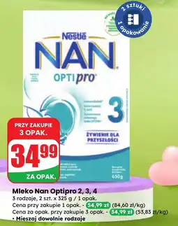 Dino Mleko Nan Optipro 2, 3, 4 Nestlé oferta