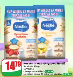 Dino Kaszka mleczno-ryżowa Nestlé oferta