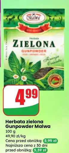 Dino Herbata zielona Gunpowder Malwa oferta