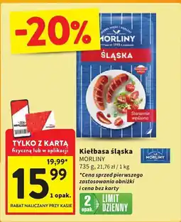 Intermarche Kiełbasa śląska Morliny oferta