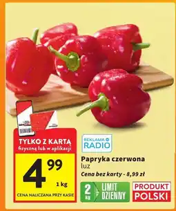 Intermarche Papryka czerwona Produkt Polski oferta