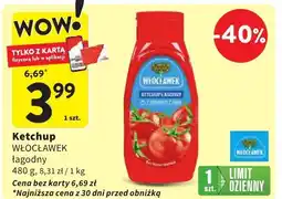 Intermarche Ketchup WŁOCŁAWEK łagodny oferta