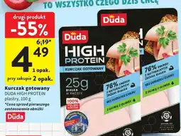 Intermarche Kurczak gotowany Duda High Protein plastry oferta