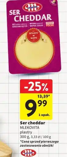 Intermarche Ser cheddar Mlekovita oferta