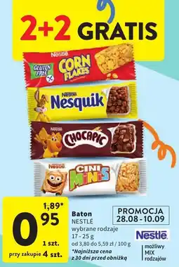 Intermarche Baton Corn/Nesquik/Chocapic/Cini Minis Nestle oferta