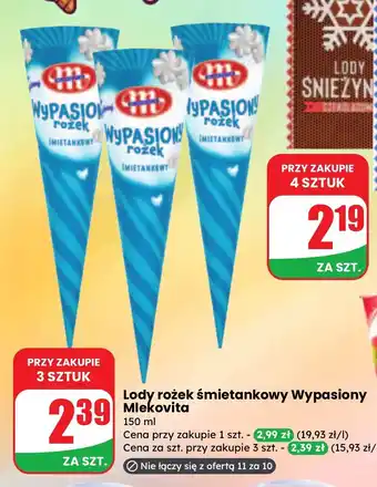 Dino Lody rożek śmietankowy Wypasiony Mlekovita oferta