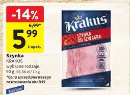 Intermarche Szynka od szwagra Krakus oferta