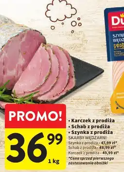 Intermarche Szynka z prodiża Skarby wędzarni oferta