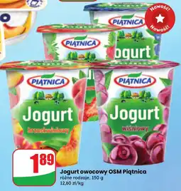 Dino Jogurt owocowy OSM Piątnica różne rodzaje oferta