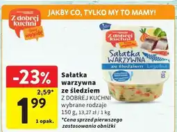 Intermarche Sałatka jarzynowa ze śledziem Z DOBREJ KUCHNI oferta