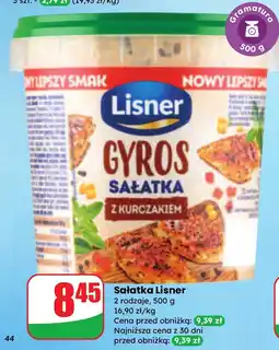 Dino Sałatka Gyros Lisner z kurczakiem oferta