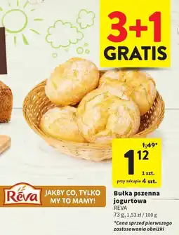 Intermarche Bułka pszenna jogurtowa REVA oferta