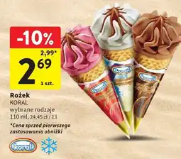 Intermarche Lody rożek Koral oferta