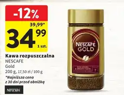 Intermarche Kawa rozpuszczalna Nescafe Gold oferta