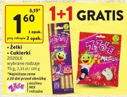 Intermarche Żelki Zozole wybrane rodzaje oferta