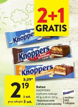 Intermarche Baton Knoppers wybrane rodzaje oferta