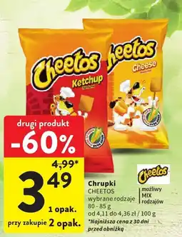 Intermarche Chrupki Cheetos różne smaki oferta