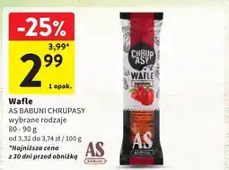 Intermarche Wafle As Babuni Chrupasy różne rodzaje oferta