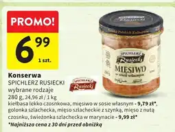 Intermarche Konserwa Spichlerz Rusiecki różne rodzaje oferta
