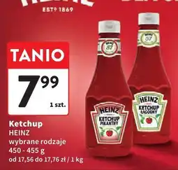 Intermarche Ketchup Heinz różne rodzaje oferta