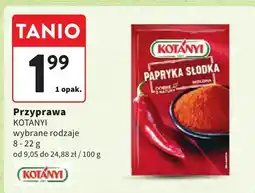 Intermarche Przyprawa Kotanyi różne rodzaje oferta