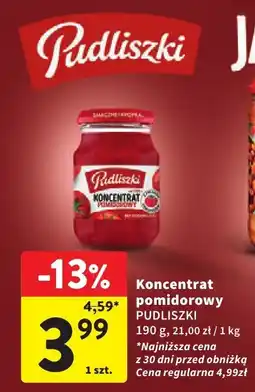 Intermarche Koncentrat pomidorowy Pudliszki oferta