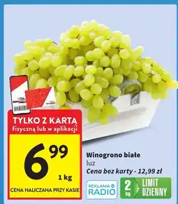 Intermarche Winogrona białe luz Intermarche oferta