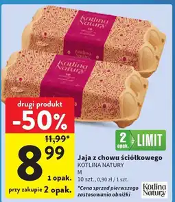 Intermarche Jaja z chowu ściółkowego Kotlina Natury oferta
