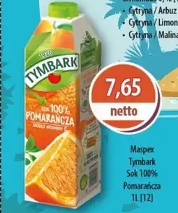 DUO-TES Maspex Tymbark Sok 100% Pomarańcza oferta