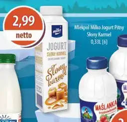 DUO-TES Mlekpol Milko Jogurt Pitny Słony Karmel oferta