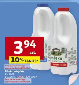 Auchan Mleko wiejskie 2% Piątnica oferta