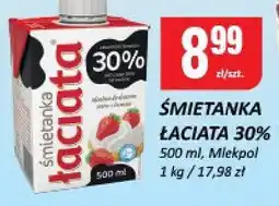 Chorten Śmietanka łaciate 30% Mlekpol oferta