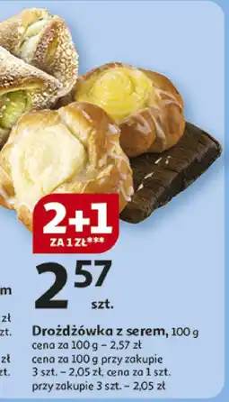 Auchan Pieczywo drożdżówka z serem Auchan oferta