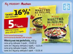 Auchan Warzywa na patelnię Auchan oferta