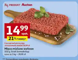 Auchan Mięso mielone wołowe Auchan oferta